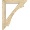 Ekena Millwork Imperial Slat Rough Sawn Bracket w/ Offset Brace, Douglas Fir, 6"W x 30"D x 36"H BKT0604X30X36IMP06RDF - alternate 3